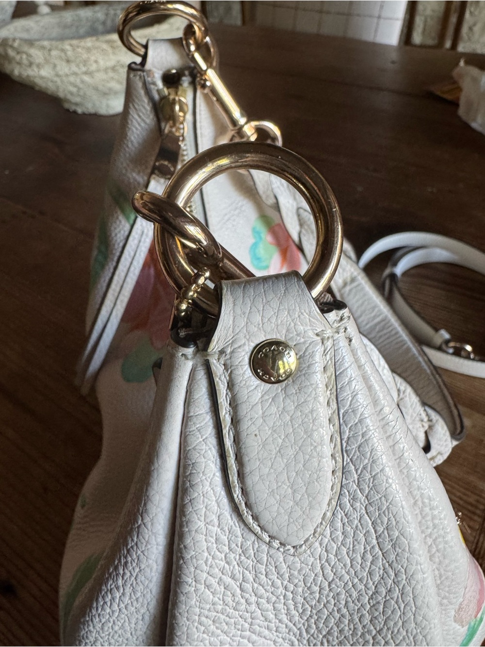 Coach Jules Hobo in Dreamy Land Floral Bag - Picture 8 of 17